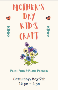 Kid's Mothers Day Craft @ Gowanda Free Library - Community Room
