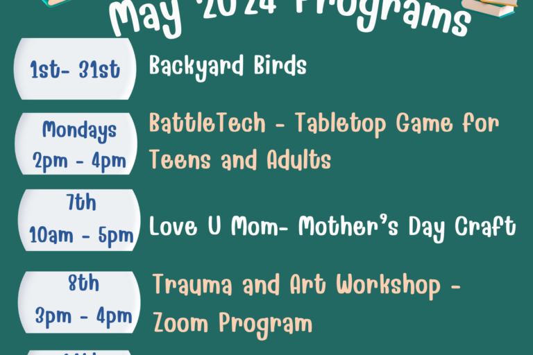 May 2024 Programs
